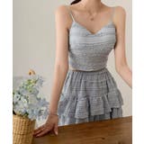 レースフリルキャミ&ミニスカートセットアップ セットアップ トップス | kirakiraShop  | 詳細画像41 