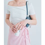 ワンショルダー半袖リブニットトップス トップス リブニット | kirakiraShop | 詳細画像17