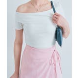 ワンショルダー半袖リブニットトップス トップス リブニット | kirakiraShop | 詳細画像19
