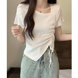 ドロスト半袖カットソー トップス 白T | kirakiraShop | 詳細画像13