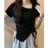 ドロスト半袖カットソー トップス 白T | kirakiraShop | 詳細画像4