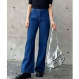 バックリボンハイウエストデニムワイドパンツ ボトムス デニムパンツ | kirakiraShop  | 詳細画像13 