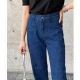 バックリボンハイウエストデニムワイドパンツ ボトムス デニムパンツ | kirakiraShop  | 詳細画像8 