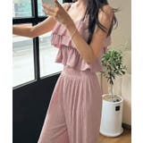 楊柳ティアードキャミ＆イージーパンツセットアップ セットアップ トップス | kirakiraShop  | 詳細画像10 