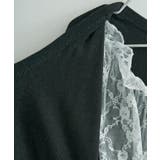 レイヤード風リボンレースTシャツ 2色 トップス | kirakiraShop  | 詳細画像21 