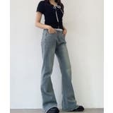 レイヤード風リボンレースTシャツ 2色 トップス | kirakiraShop  | 詳細画像13 