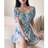 チェック柄パフスリーブミニワンピース ワンピース ミニスカート | kirakiraShop  | 詳細画像11 