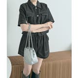 ステッチ半袖シャツジャケット+ショートパンツセットアップ セットアップ トップス | kirakiraShop | 詳細画像16
