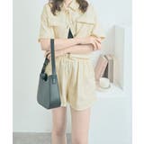 ステッチ半袖シャツジャケット+ショートパンツセットアップ セットアップ トップス | kirakiraShop | 詳細画像19