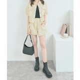 ステッチ半袖シャツジャケット+ショートパンツセットアップ セットアップ トップス | kirakiraShop | 詳細画像25