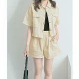 ステッチ半袖シャツジャケット+ショートパンツセットアップ セットアップ トップス | kirakiraShop | 詳細画像29