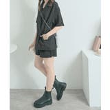半袖ジャケット+ショートパンツセットアップ セットアップ トップス | kirakiraShop | 詳細画像4