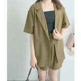 半袖ジャケット+ショートパンツセットアップ セットアップ トップス | kirakiraShop | 詳細画像35