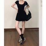 ヘンリーネックタイトミニワンピース 2色 ミニワンピース | kirakiraShop  | 詳細画像6 