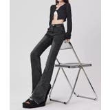 裾フリンジフレアデニムパンツ 3サイズ ボトムス | kirakiraShop | 詳細画像6