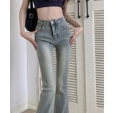 裾フリンジフレアデニムパンツ 3サイズ ボトムス | kirakiraShop | 詳細画像8