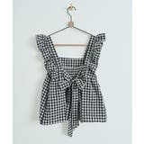 フリルショルダーバックリボントップス トップス 可愛い | kirakiraShop  | 詳細画像22 
