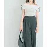 ボリュームシアーオフショルトップス トップス カットソー | kirakiraShop  | 詳細画像11 