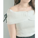 ボリュームシアーオフショルトップス トップス カットソー | kirakiraShop  | 詳細画像14 