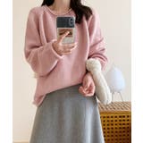 ボリューム袖ラグランニット トップス リブニット | kirakiraShop  | 詳細画像13 