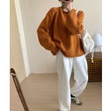 ボリューム袖ラグランニット トップス リブニット | kirakiraShop  | 詳細画像30 