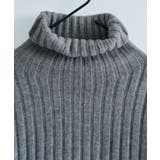 クロップド丈タートルネックリブニット カットソー ニット | kirakiraShop  | 詳細画像32 