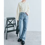 長袖クルーネックショート丈ニット トップス ニット | kirakiraShop  | 詳細画像17 