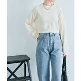 長袖クルーネックショート丈ニット トップス ニット | kirakiraShop  | 詳細画像20 