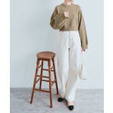 長袖クルーネックショート丈ニット トップス ニット | kirakiraShop  | 詳細画像27 