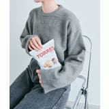 長袖クルーネックショート丈ニット トップス ニット | kirakiraShop  | 詳細画像48 