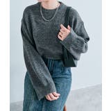 長袖クルーネックショート丈ニット トップス ニット | kirakiraShop  | 詳細画像50 