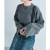 長袖クルーネックショート丈ニット トップス ニット | kirakiraShop  | 詳細画像58 