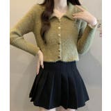 ゴールドボタンニットカーディガン トップス カーディガン | kirakiraShop  | 詳細画像22 