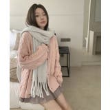 モヘアライクフリンジマフラー マフラー フリンジ | kirakiraShop  | 詳細画像6 