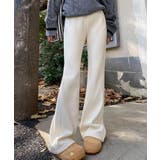 コーデュロイ裏ボアフレアパンツ ボトムス イージーパンツ | kirakiraShop  | 詳細画像16 