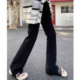 裏起毛セミワイドリブパンツ 4サイズ ボトムス | kirakiraShop  | 詳細画像4 