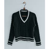 Vネックラインニット＋ニットショートパンツセットアップ セットアップ トップス | kirakiraShop  | 詳細画像28 