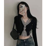 レイヤード風バイカラートップス トップス 長袖 | kirakiraShop  | 詳細画像6 