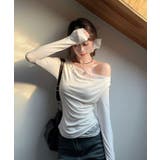 レイヤードワンショルダーレーストップス トップス ワンショルダー | kirakiraShop  | 詳細画像20 