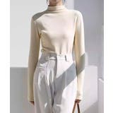 アイボリー | 裏起毛ハーフネックトップス トップス ハーフネック | kirakiraShop 