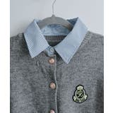 レイヤード風ストライプシャツカーディガン トップス カーディガン | kirakiraShop  | 詳細画像8 