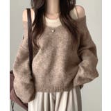 ニットインナーキャミ付きニットプルオーバー2点セット トップス アンサンブル | kirakiraShop | 詳細画像13