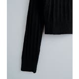 ビッグカラーレースリブトップス トップス カーディガン | kirakiraShop | 詳細画像9