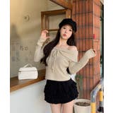 オフショルダーリボンデザインニット トップス ニット | kirakiraShop | 詳細画像11