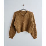 シャギーニットショートカーディガン トップス カーディガン | kirakiraShop | 詳細画像6