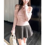 オフショルダーリブドッキングニットトップス トップス ニット | kirakiraShop | 詳細画像4