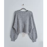 バックリボンデザインシャギーニット トップス ニット | kirakiraShop | 詳細画像16