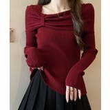 リボンリブニットトップス トップス ニット | kirakiraShop  | 詳細画像34 