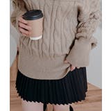 オフショルダーケーブルニットトップス トップス ニット | kirakiraShop  | 詳細画像15 