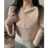 シャギーVネッククロップドニットトップス トップス ニット | kirakiraShop  | 詳細画像13 